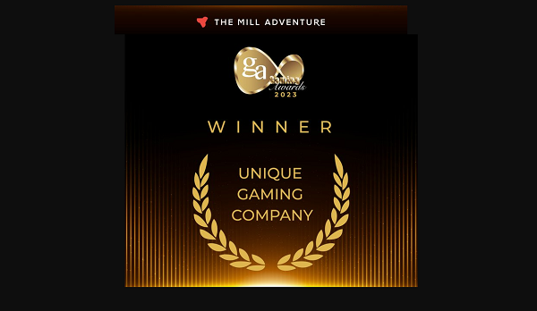 Mill Adventure Gaming Winner