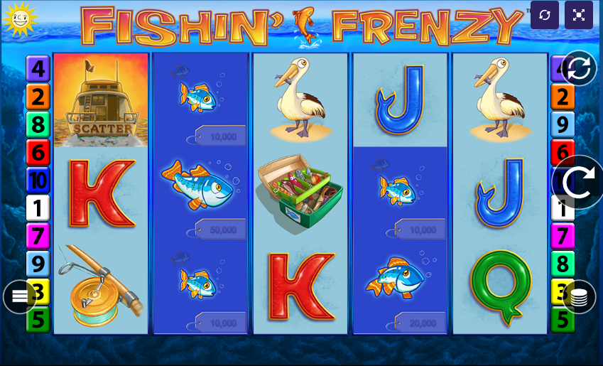 Fishin' Frenzy Merkur Automatenspiel